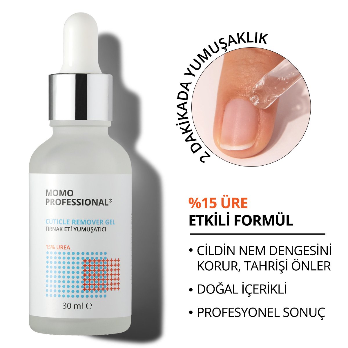 Cuticle-Remover-30ml-Kare-01 Momo Professional Callus Seri - 30 ml - Görsel 1