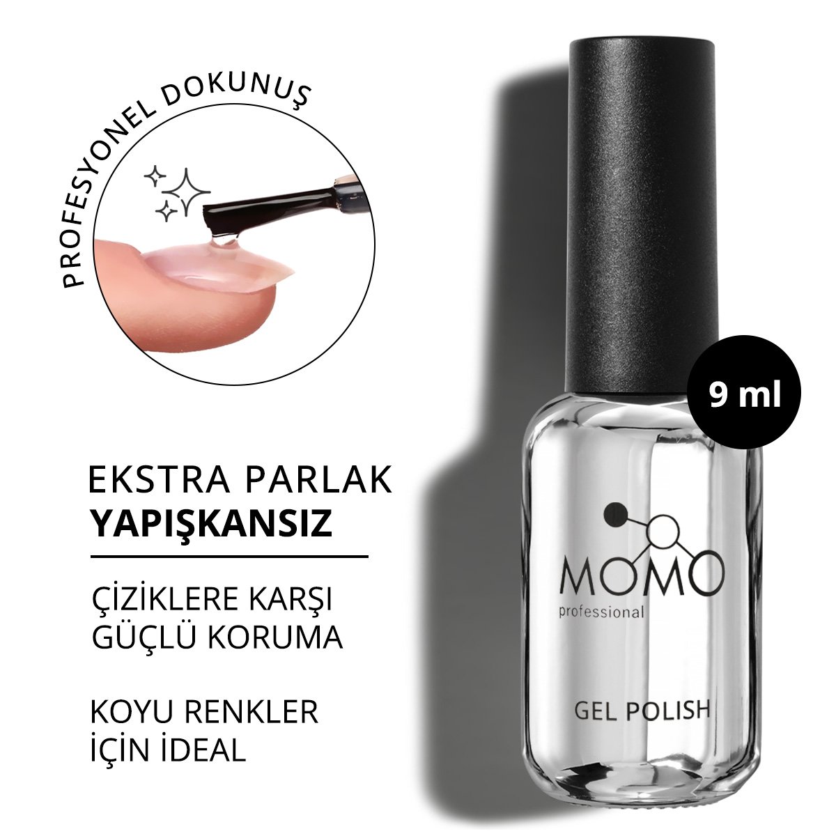 Cystal-Top-Coat-New-Kare-01 Momo Professional Kalıcı Oje Cystal-Top-Coat-New-Kare - 10 ml - Görsel 1