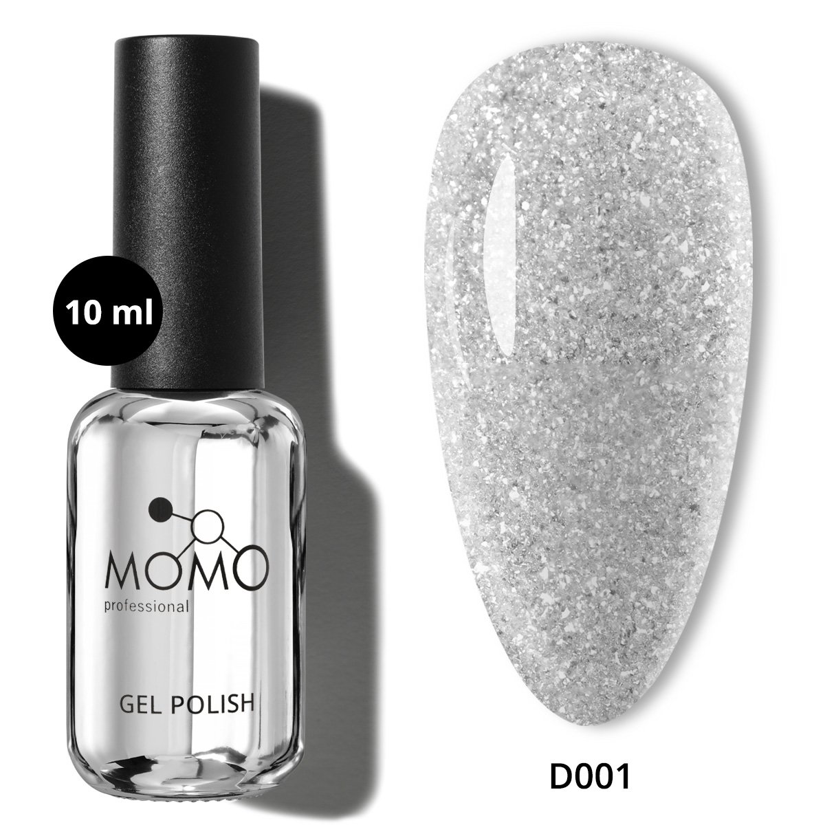 D001-Kare Momo Professional Kalıcı Oje D001 - 10 ml - Görsel 1