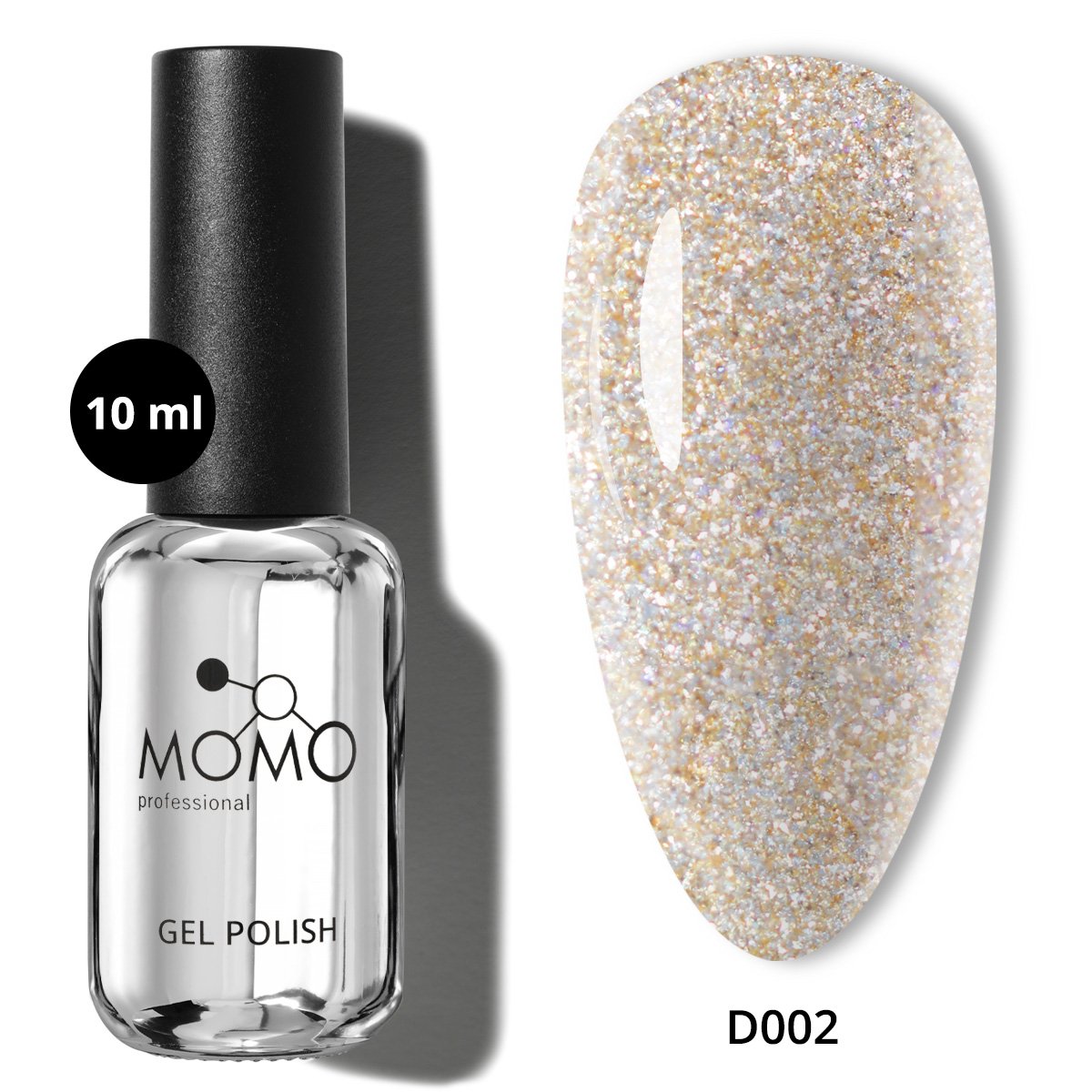 D002-Kare Momo Professional Kalıcı Oje D002 - 10 ml - Görsel 1