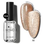 Momo Professional Kalıcı Oje FlashCatEye-Kare-02 - 10 ml