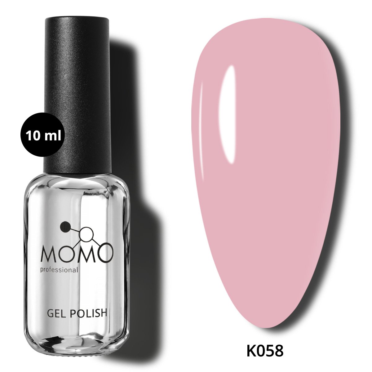 K058-10ml-Kare-00 Momo Professional Kalıcı Oje K058 - 10 ml - Görsel 1