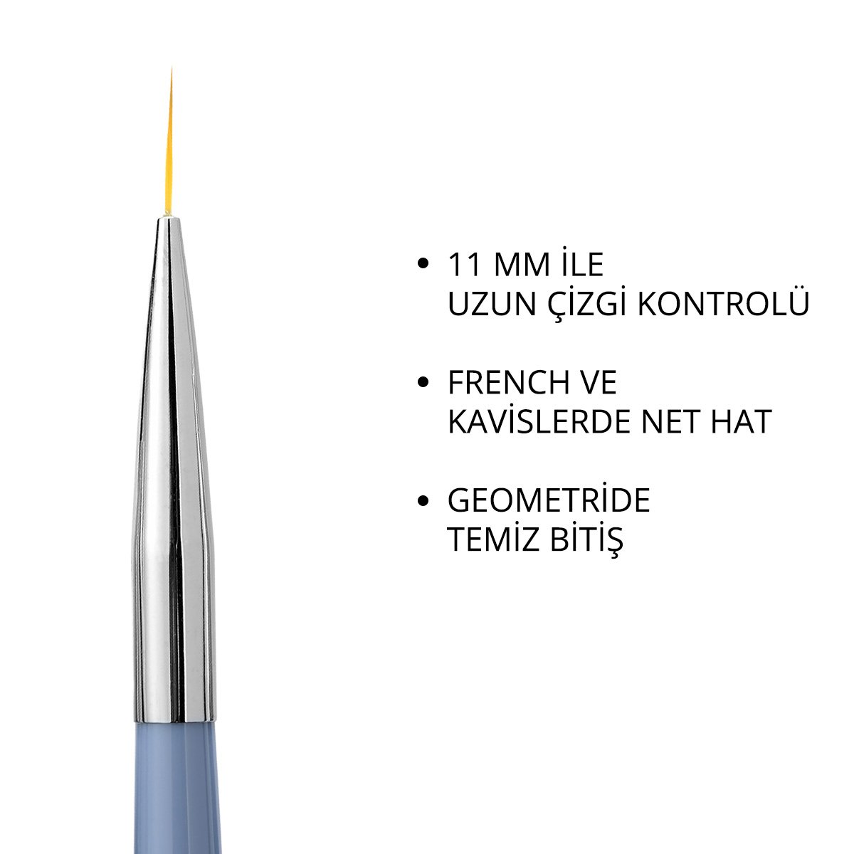 NO.11-01 Momo Professional Protez Tırnak Jel Fırçası No.11 - Görsel 1