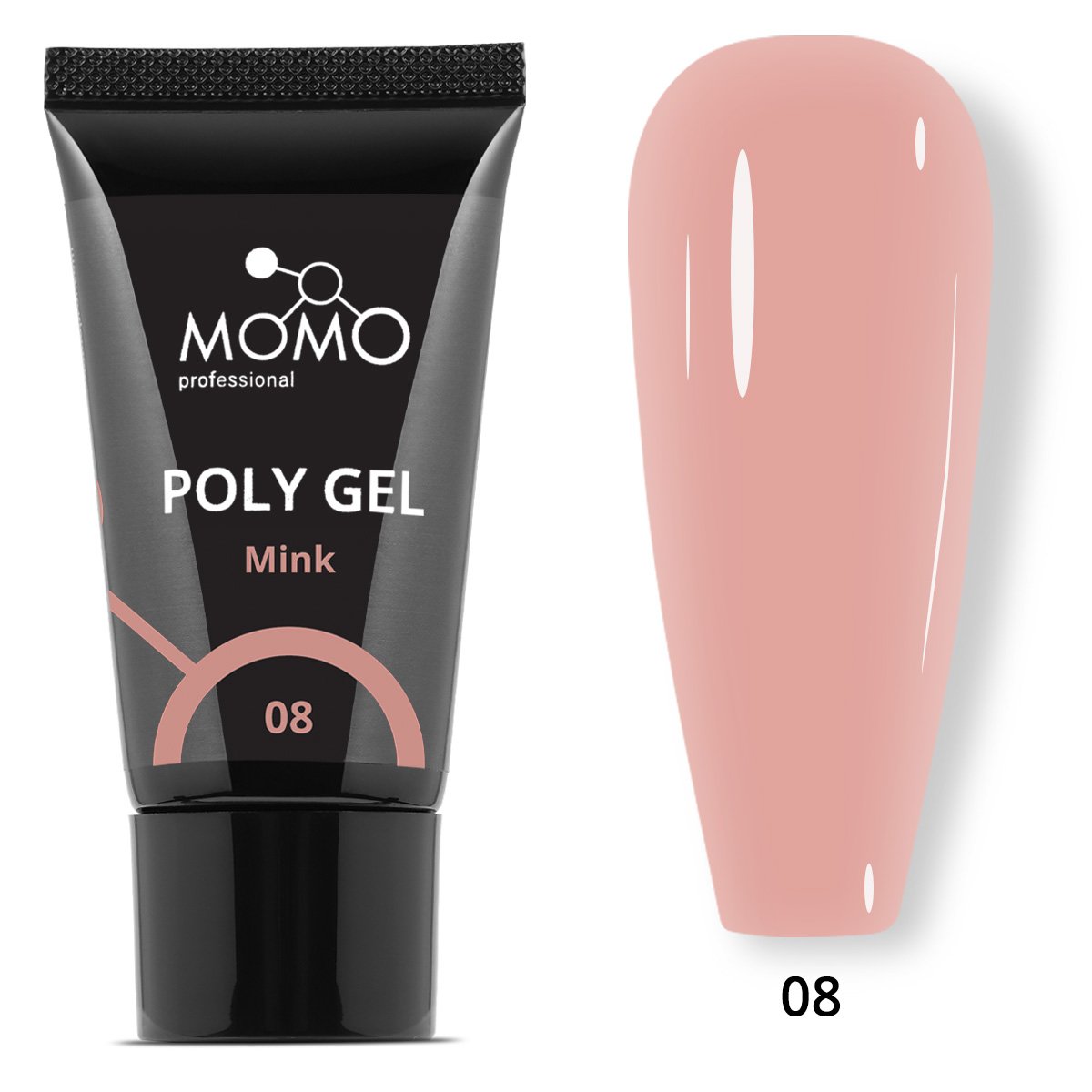 Poly-Gel-08-01-1 Momo Professional Poly Gel Poly-Gel-08 - 35 ml - Görsel 1